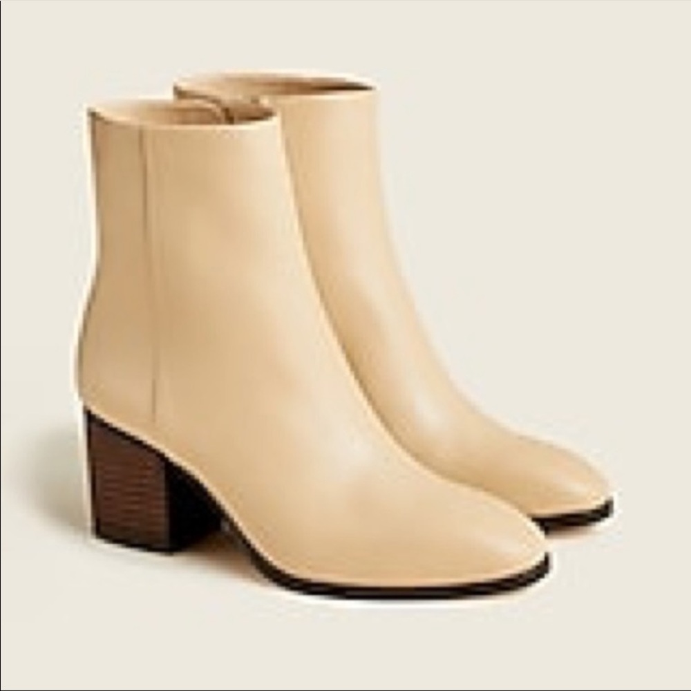 J.Crew light nude ankle boots - Picture 1 of 6